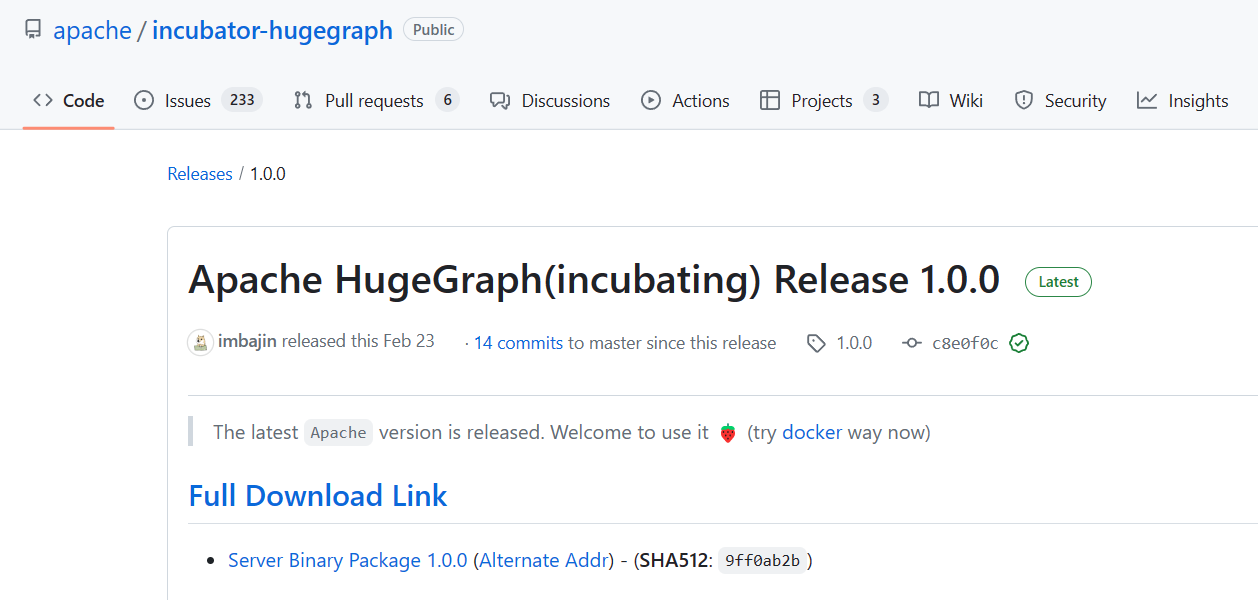 百家樂：百度自研國內首個開源圖數據庫：Apache HugeGraph 1.0.0 版本發佈