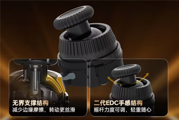 賭波:199元卷王手柄!機械師G5 Pro V3登場 可調力懸浮TMR搖杆